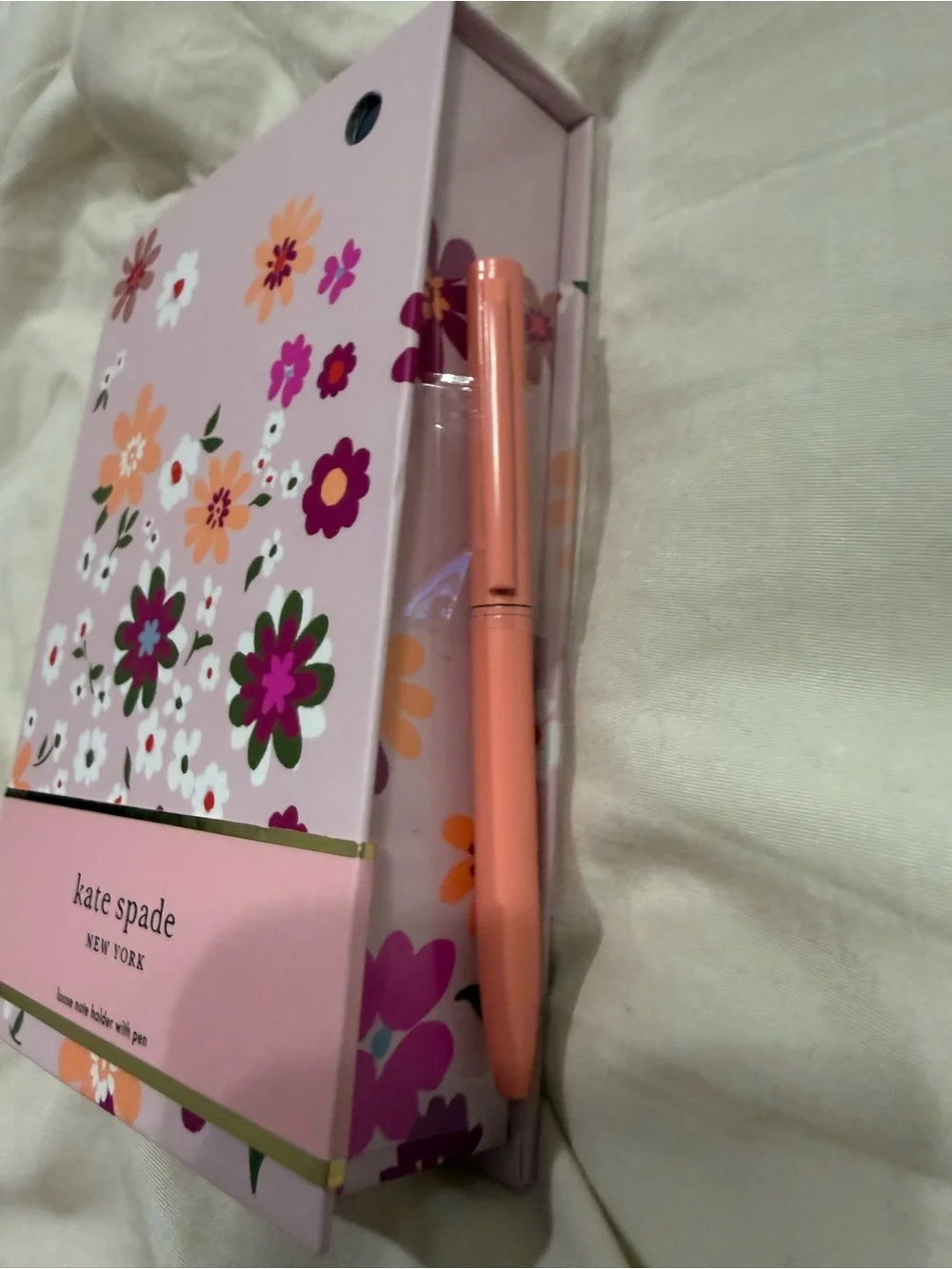 Kate Spade New York Floral Loose Note Holder with Pen | New